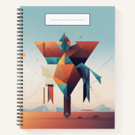 モダン幾重ユニーク建築 ノートブック