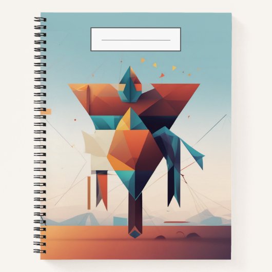 モダン幾重ユニーク建築 ノートブック (正面)