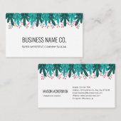 モダン庭園気にエレガント 名刺 (正面/裏面)