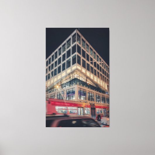 モダン建物 キャンバスプリント (正面)