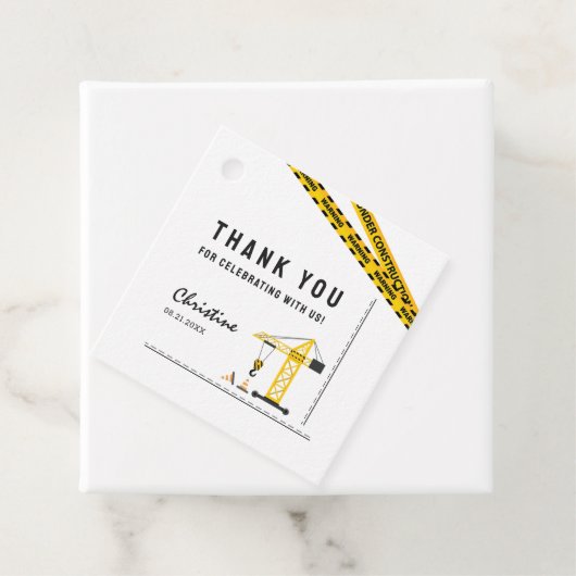 モダン建築クレーンテーマ有難う フェイバータグ (インサイチュ)