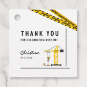 モダン建築クレーンテーマ有難う フェイバータグ (正面)