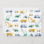 モダン建築サイト写真誕生日招待状 招待状 (裏面)