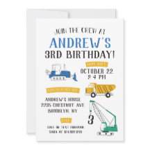 モダン建築サイト誕生日招待状