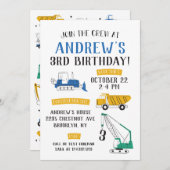 モダン建築サイト誕生日招待状 招待状 (正面/裏面)