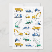 モダン建築サイト誕生日招待状 招待状 (裏面)