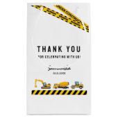 モダン建築ダンプトラックパーティー抱き枕 スモールペーパーバッグ (裏面)