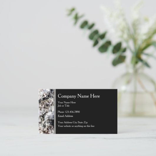 モダン建築テーマデザイン 名刺 (スタンド正面)