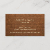 モダン建築プロフェッショナル業者 名刺 (裏面)