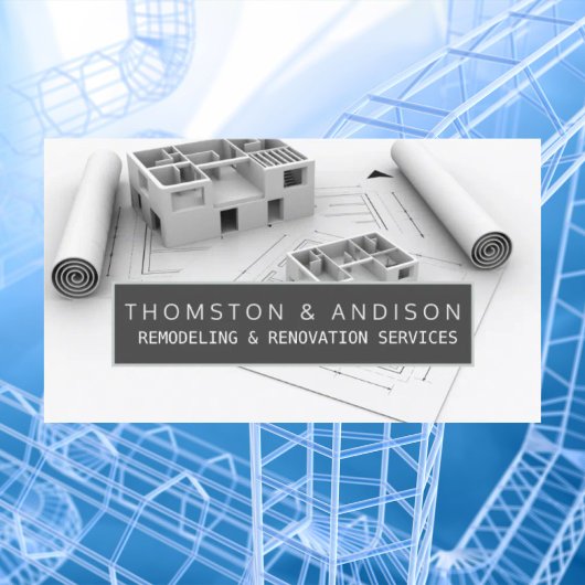 モダン建築リノベーションビルダー契約者 名刺