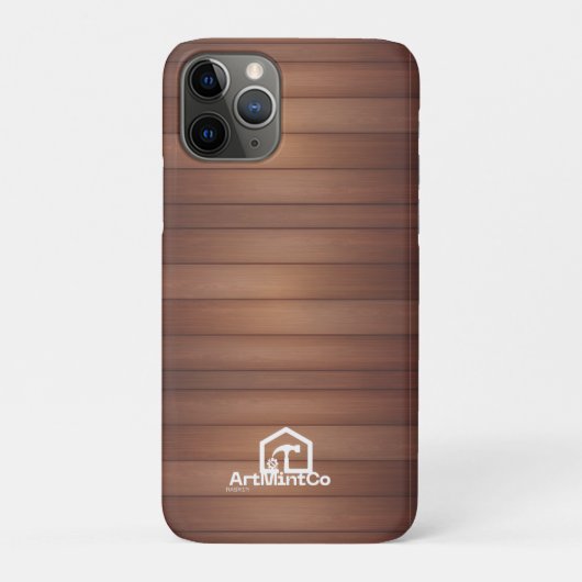 モダン建築工事人大工道具木材 Case-Mate iPhoneケース (裏)