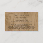 モダン建築手利大工ツール木材 名刺 (裏面)