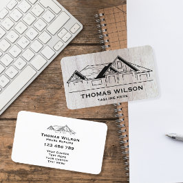 モダン建築手利大工ツール木材 名刺