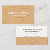 モダン建築手利大工ツール木材 名刺 (正面/裏面)