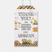 モダン建築誕生日 ギフトタグ (正面)