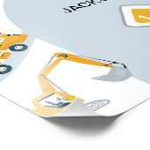 モダン建築1日の誕生日ウェルカムサイン フォトプリント            (角)