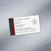 モダン弁護士ロゴテンプレート マグネット名刺 (インサイチュ)