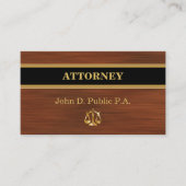 モダン弁護士名刺 名刺 (正面)