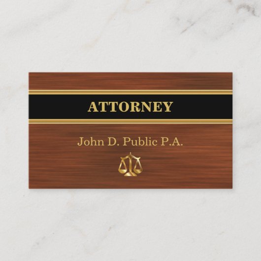 モダン弁護士名刺 名刺 (正面)