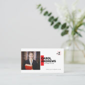 モダン弁護士学生の弁護士の提唱者 名刺 (スタンド正面)