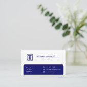 モダン弁護士 |シンプル 名刺 (スタンド正面)