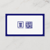 モダン弁護士 |シンプル 名刺 (裏面)