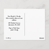 モダン引っ越しました写真の新しいアドレスのお知らせ ポストカード (裏面)