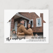 モダン引っ越しました写真ニューホーム 案内ポストカード (正面)