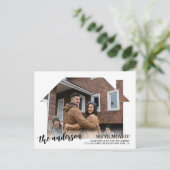 モダン引っ越しました写真ニューホーム 案内ポストカード (スタンド正面)