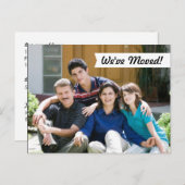 モダン引っ越しました新しいホームフォトポストカード 案内ポストカード (正面/裏面)