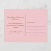 モダン引っ越しました新しいホーム移動 | Terracotta ポストカード (裏面)