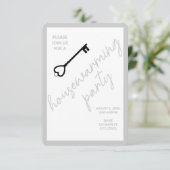 モダン引っ越し祝いパーティーパーティの招待状 |グクールレイ (スタンド正面)