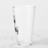 モダン引用文おもしろい文字カスタムチキンファームオーナー タンブラーグラス (左)