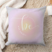 モダン引用文ラベ感動的ンダービーアンエンジェル クッション (ブランケット)