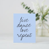 モダン引用文青 ポストカード (スタンド正面)