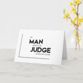 モダン引用文:自分の主義で判断する カード (黄色い花)