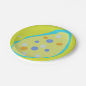 モダン形オーガニック紙プレート ペーパープレート (アングル)