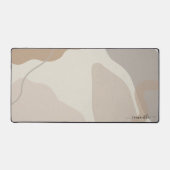 モダン形スオーガニッククリプトフォントモノグラム デスクマット (正面)