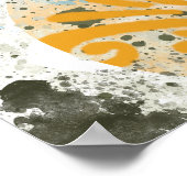 モダン形状と色 ポスター (角)