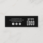 モダン循環サンキューカード スキニー名刺 (裏面)