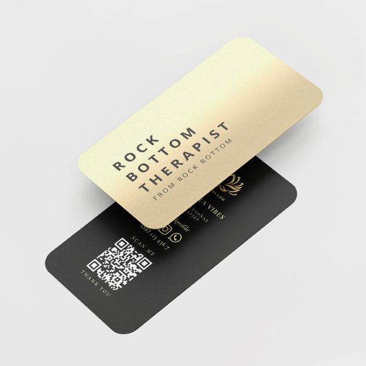 モダン心理学者ロック底セラピスト 名刺