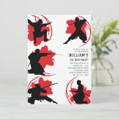 モダン忍者誕生会 招待状 (スタンド正面)