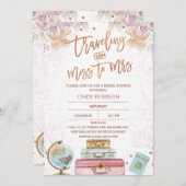 モダン恋しく思ブライダルシャワー 招待状 (正面/裏面)