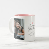 「モダン愛おばあちゃん」 2 – 写真 ツートーンマグカップ (正面左)