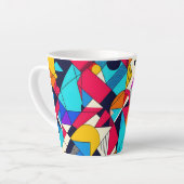 モダン感じ カフェラテマグ (左アングル)