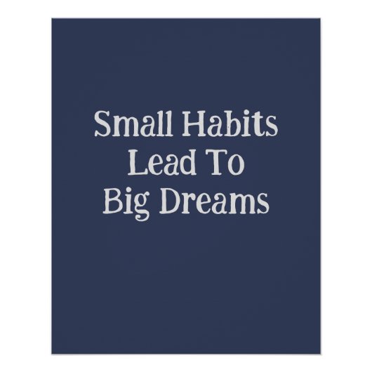 モダン感動的クール文字引用文メンズ ポスター (正面)