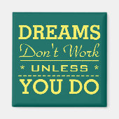 モダン感動的タイポグラフィ引用文 マグネット (正面)