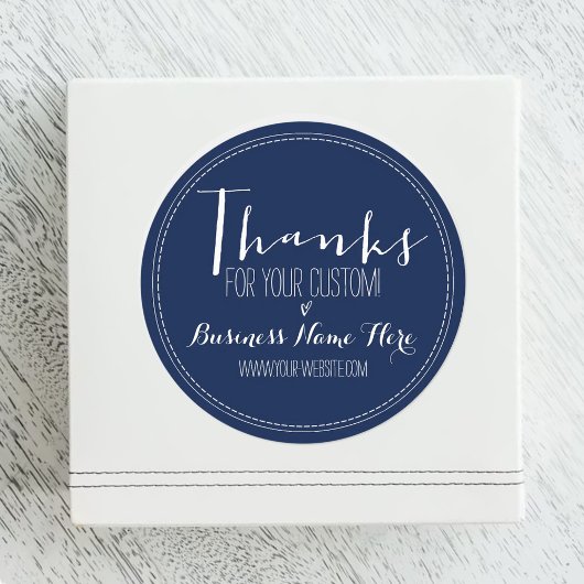 「モダン感謝していお前のカスタムだ！」 ビジネス ラウンドシール