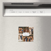 モダン感謝していの6枚の写真結婚を マグネット (インサイチュ (食洗機))