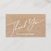 モダン感謝してい小ビジネスクラフトトレンディーシック エンクロージャーカード (正面)